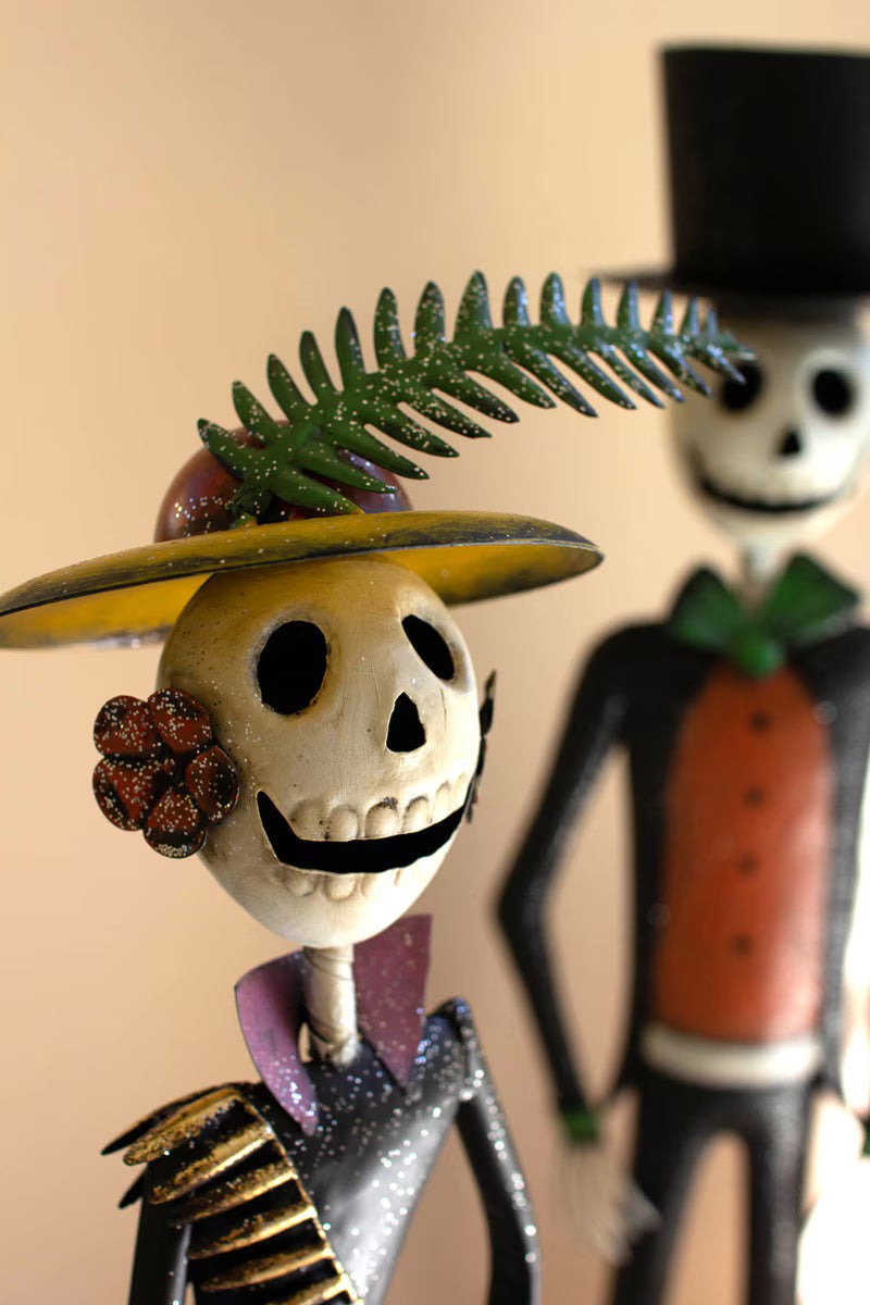 Halloween Day of the Dead Skeleton Couple