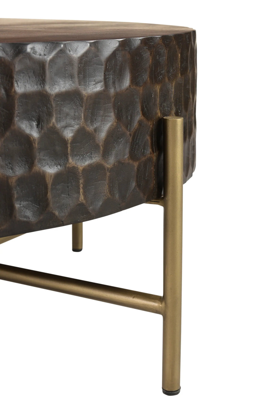 close up of metal leg