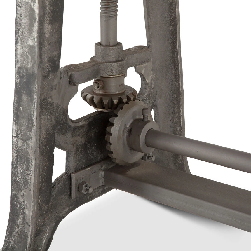 close-up view of mechanical gears