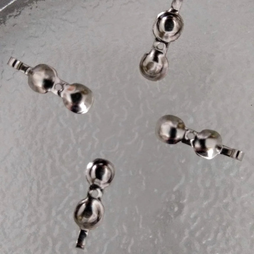 Bead Tip Clamshells - Gold or Silver Plated