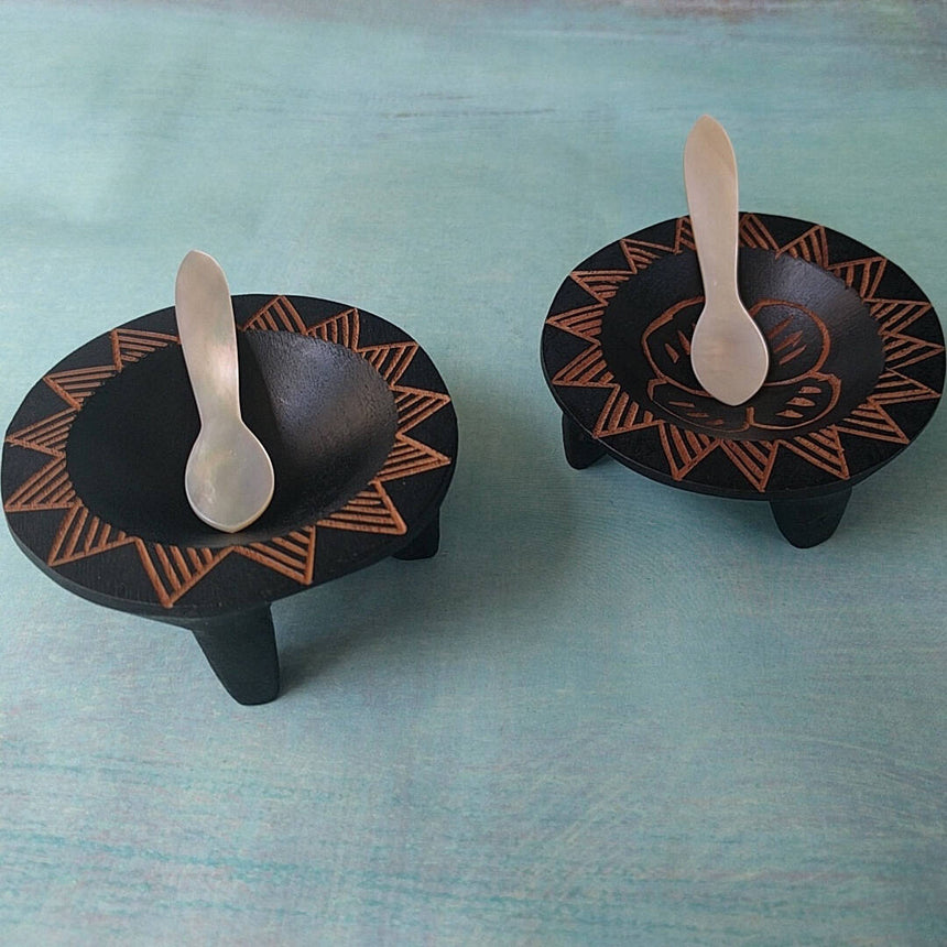 Rustic Chic Salt & Pepper Cellars