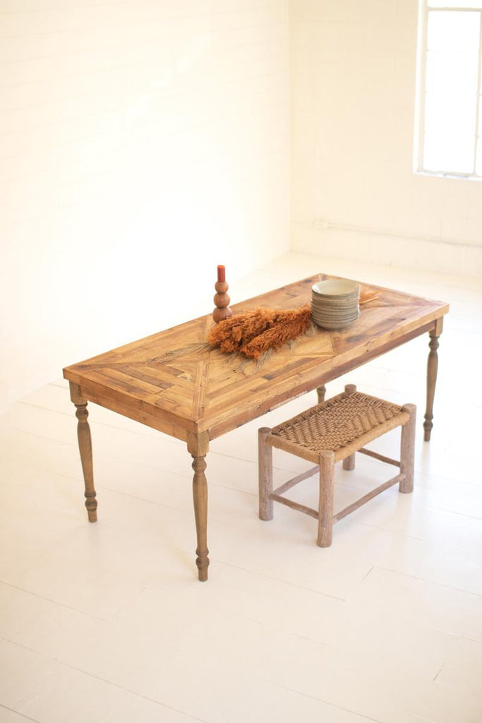 Classic Dining Table made from recycled wood