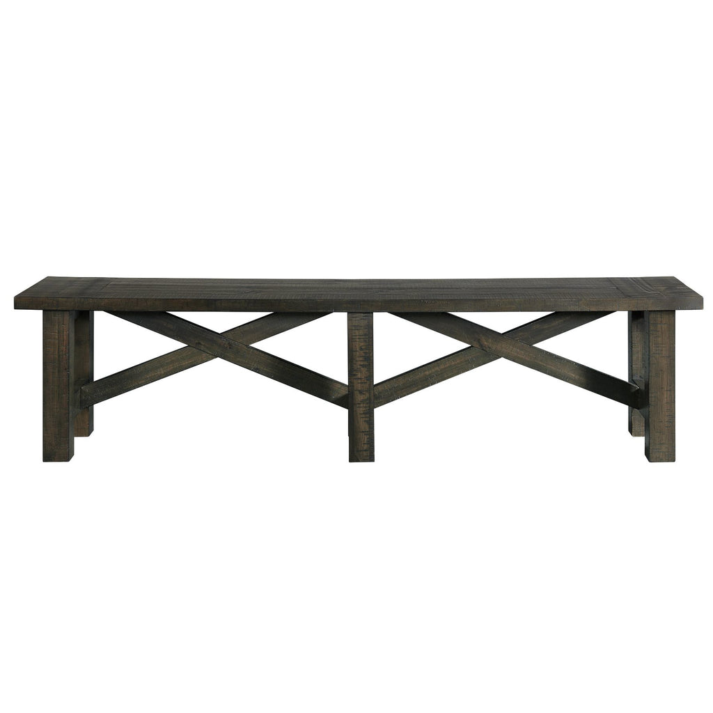 dining bench - front view - no background