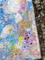 Whisper of Flora – Original 8×10 Mixed-Media Painting by Rhônya Obst