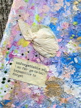 Whisper of Flora – Original 8×10 Mixed-Media Painting by Rhônya Obst