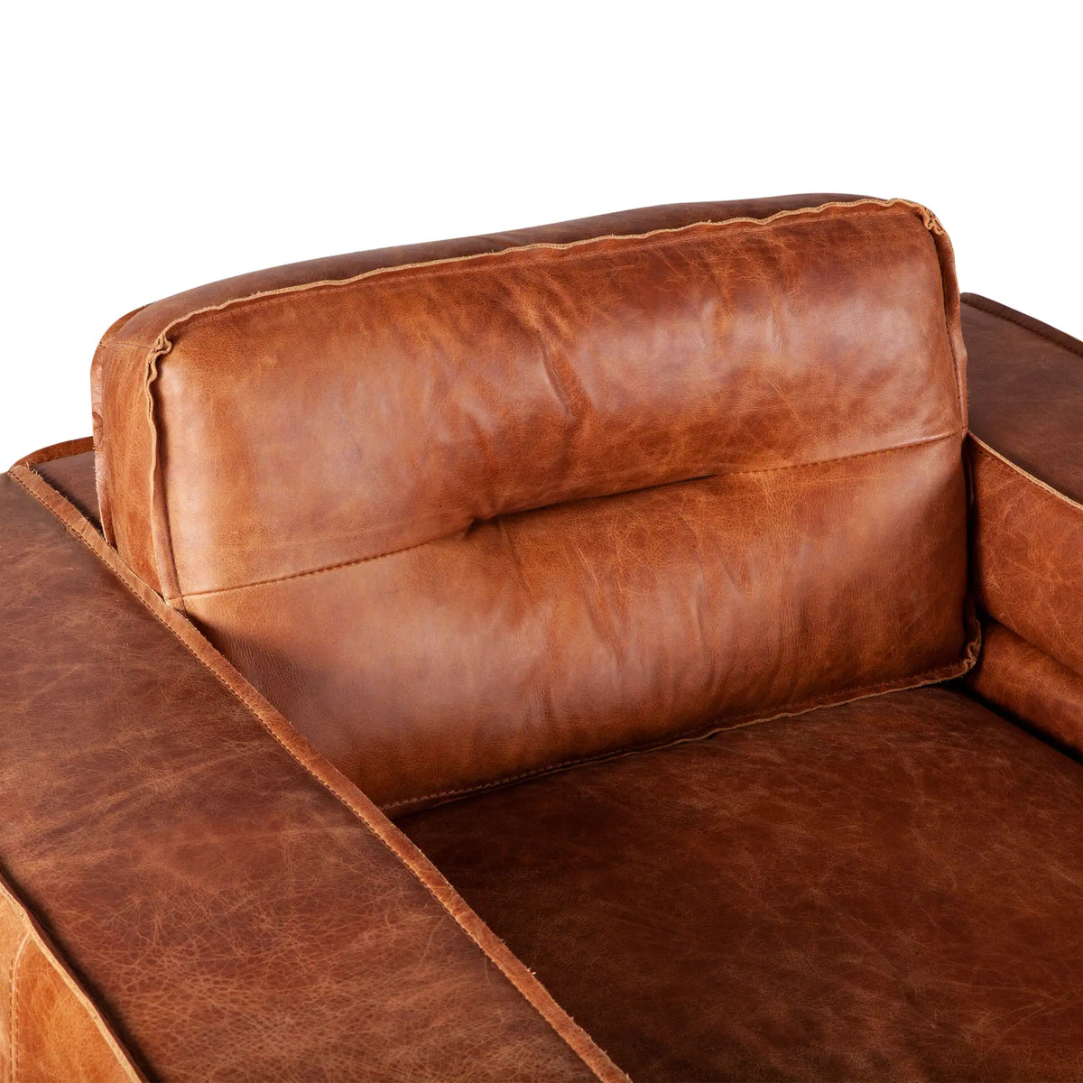 Chiavari Armchair in Vintage Cognac Leather