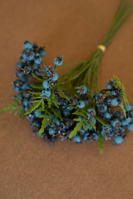 Artificial Blueberry Bundle (Box of 6)