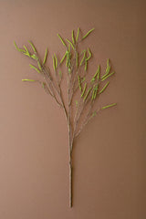 Artificial Willow Flowers Spray - Green (Box of 6)