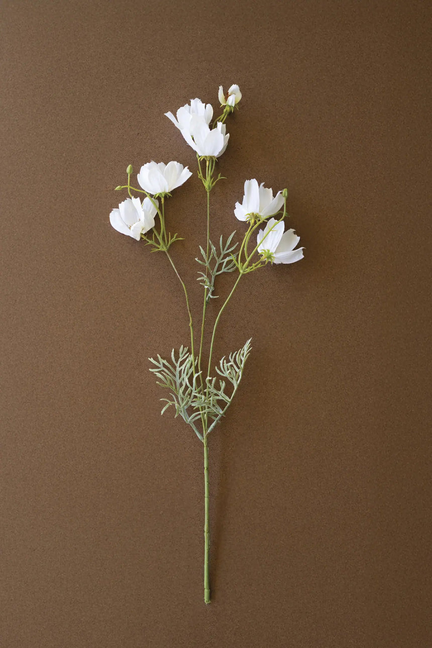 Artificial Cosmos Spray - White (Box of 6)