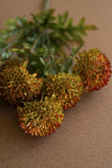Bundle of Seven Artificial Dalhias - Auburn (Box of 6)