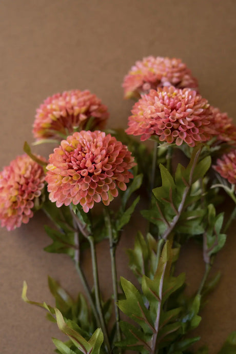 Bundle of Seven Artificial Dalhias - Blush (Box of 6)