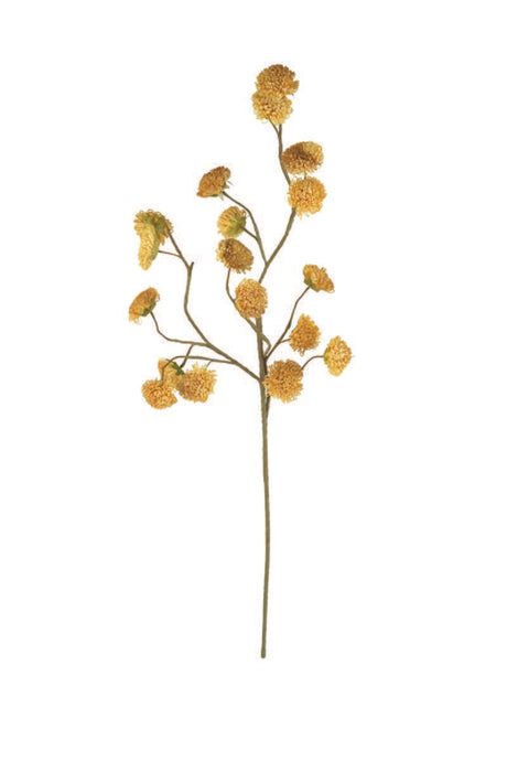 artificial plant with orange flowers made with latex rubber