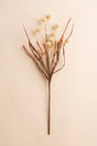 delicate white berry-like accents and wispy natural stems, this faux botanical spray adds soft texture and organic movement to floral arrangements and seasonal décor