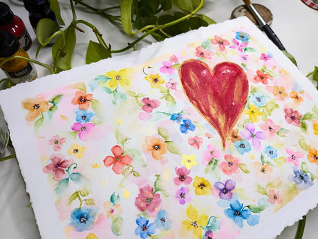 Nest of Love Watercolor Painting