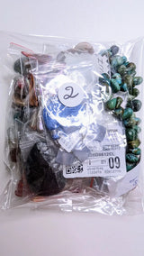 semi-precious stones individually bagged