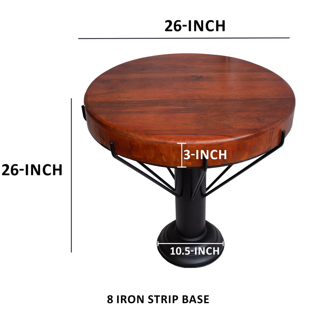 mango wood accent table dimensions