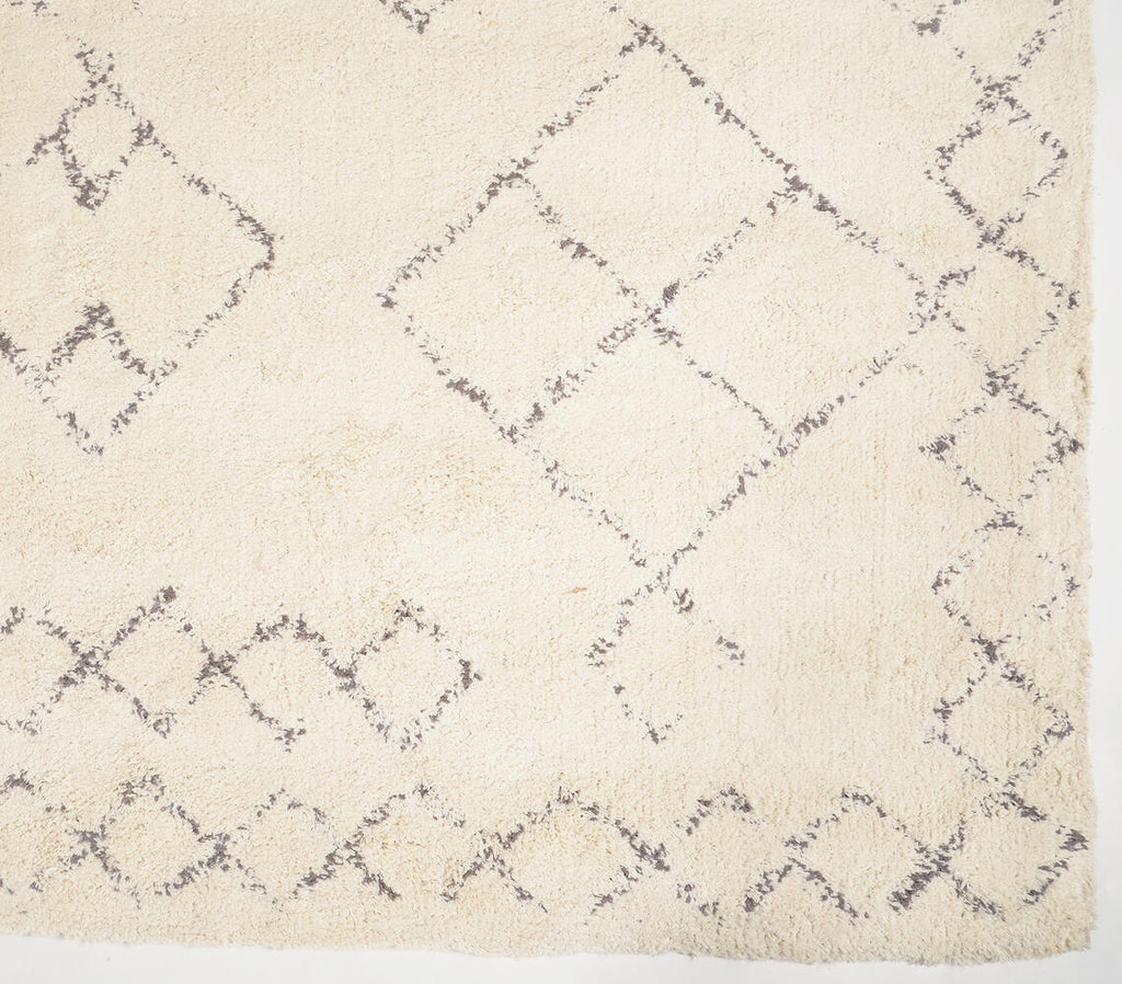 cotton rug - close-up of geometric designs