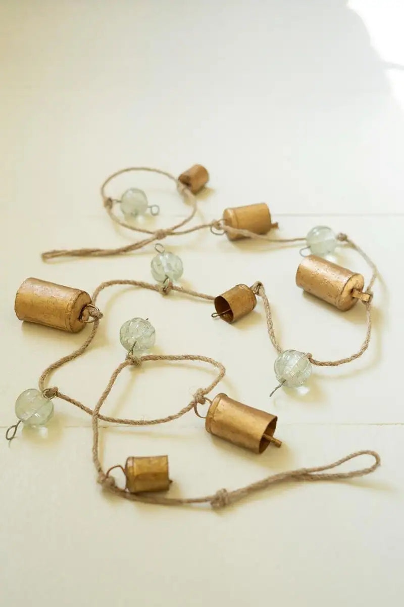 bell and bead garland