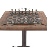 Rustic Revival Chess Table