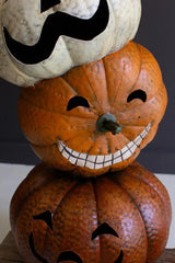 close up of the middle pumpkin