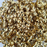 Bead Tip Clamshells - Gold or Silver Plated