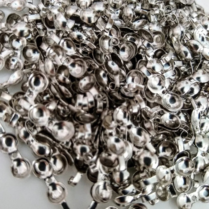 Bead Tip Clamshells - Gold or Silver Plated