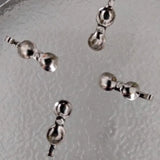 Bead Tip Clamshells - Gold or Silver Plated