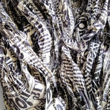 40 Yards Newspaper Sari Ribbon