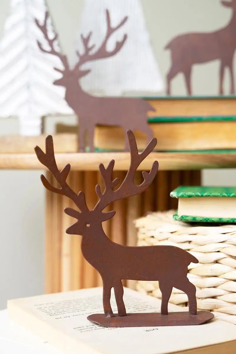 Rustic Reindeer (Set of 4)
