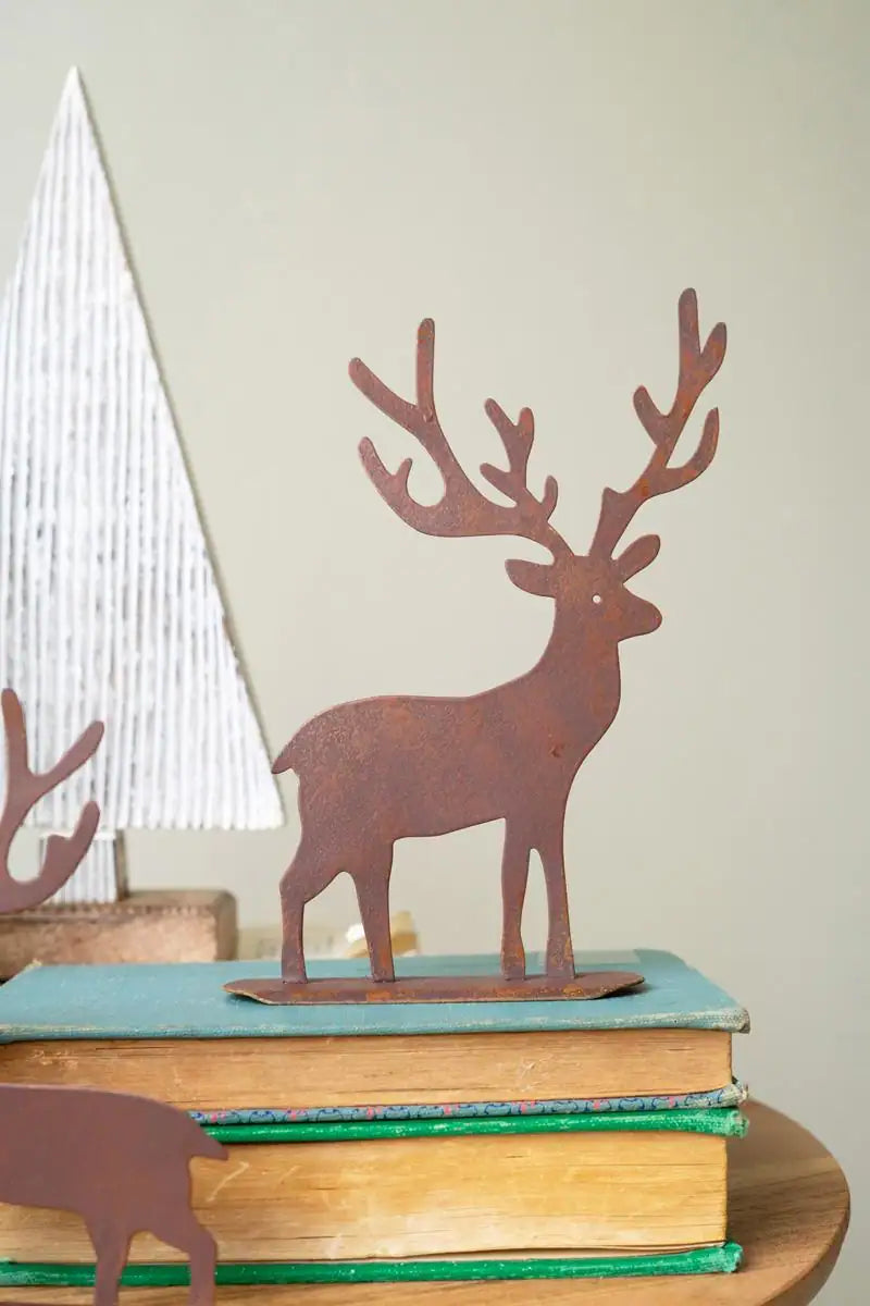 Rustic Reindeer (Set of 4)