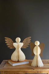 paper accordion angels - set of 2