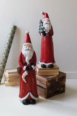 Resin Santas (Set of 2)