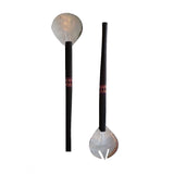 Wooden Serving Set with Mother of Pearl