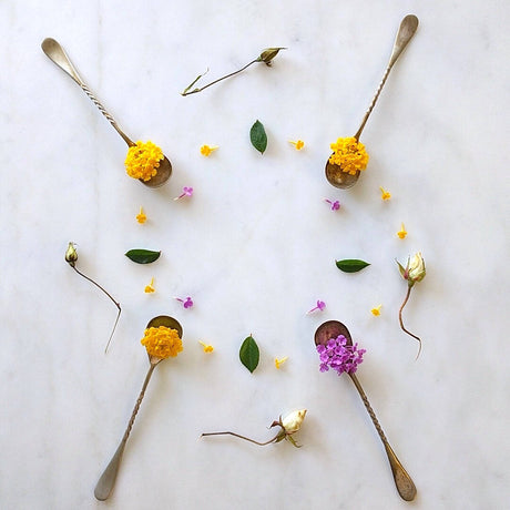 antique silver plated teaspoons from 1930s