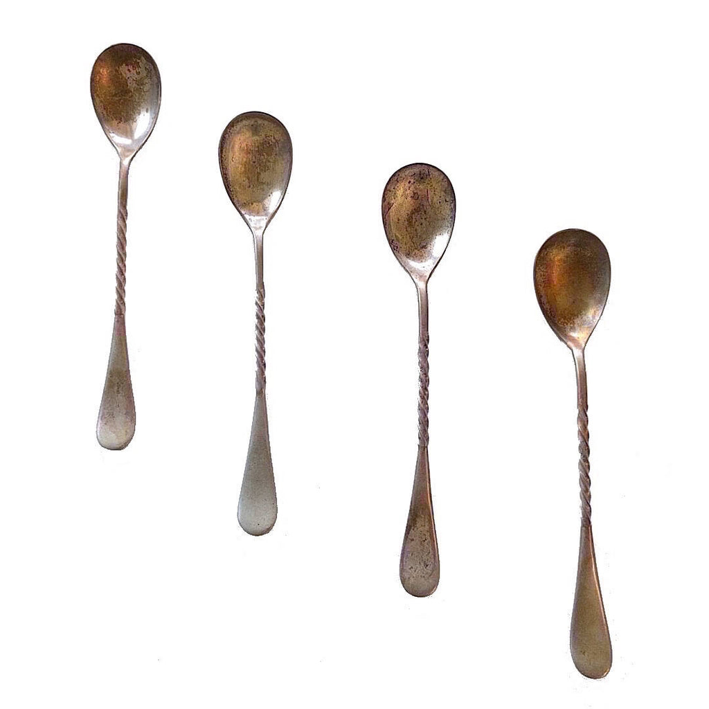 antique silver plated teaspoons from 1930s (3)