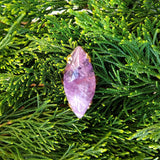 marquise cut light colored amethyst adjustable cocktail ring