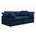 navy blue 2 piece nirvana cloud sofa sectional