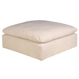 tan ottoman slipcover module