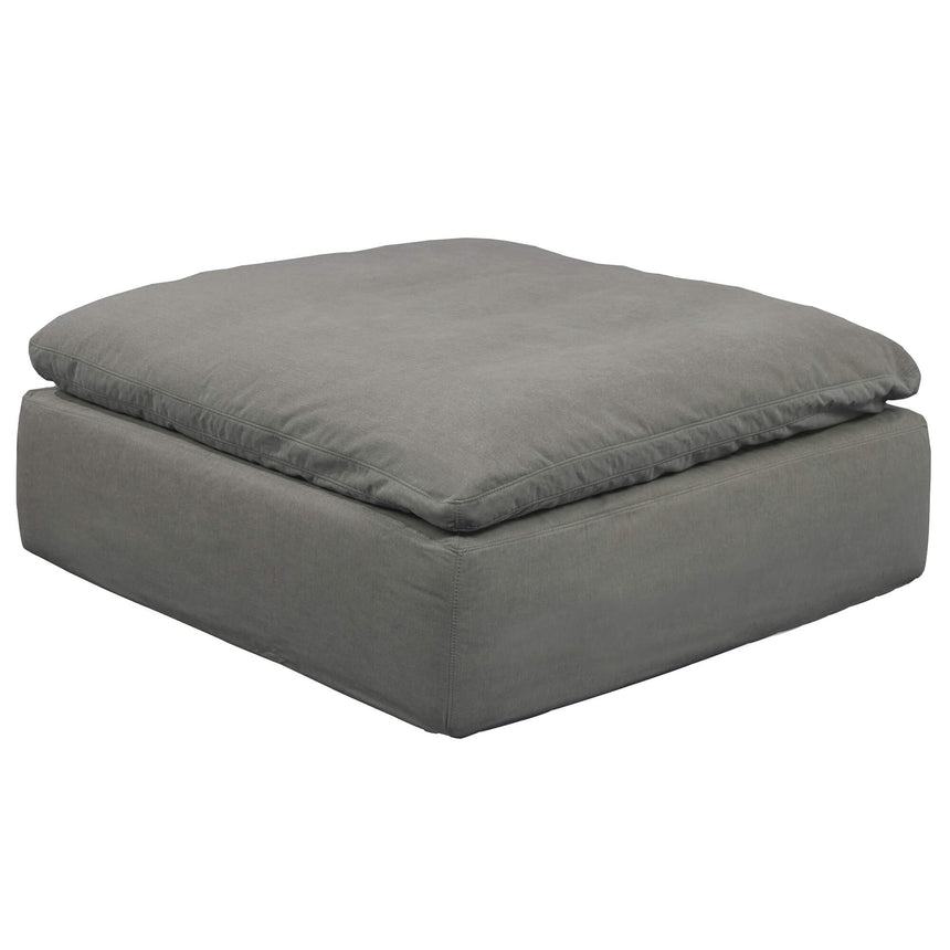 gray ottoman slipcover module