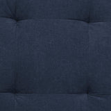 close-up of tufted cushion