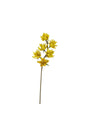 faux latex plant - multiple yellow flowers on single stem