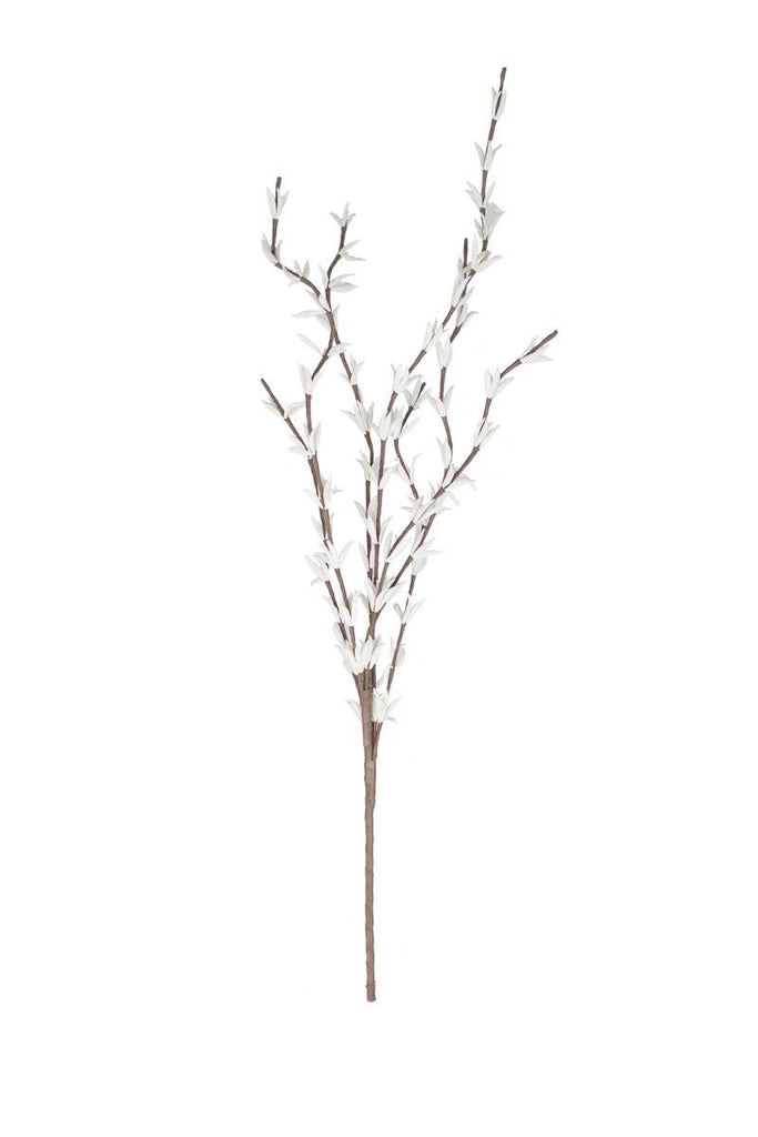 faux latex plant - several branches with tiny white flowers on single stem