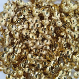Bead Tip Clamshells - Gold or Silver Plated