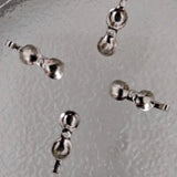 Bead Tip Clamshells - Gold or Silver Plated