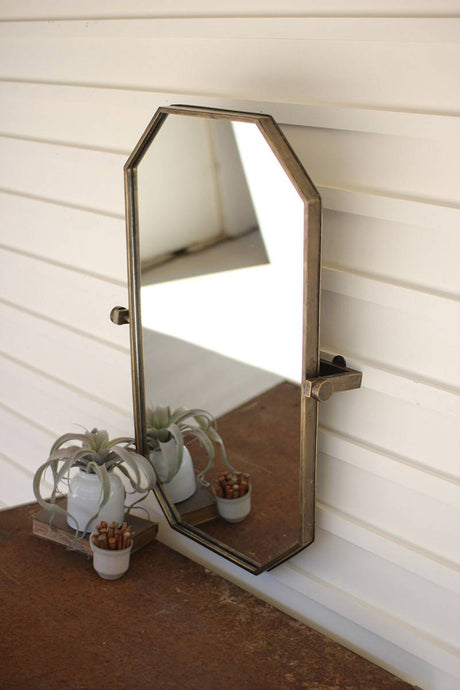 adjustable rectangular wall mirror