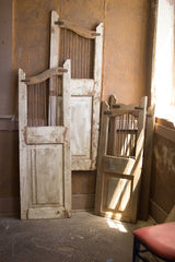 repurposed wood and iron saloon doors